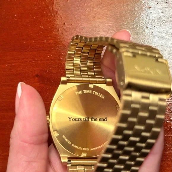 Nixon Gold Classic Watch with Link Band - Picture 3 of 3